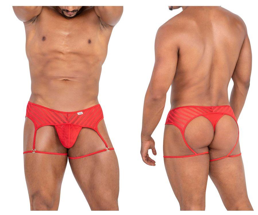 image of product,Mesh Garter Thongs