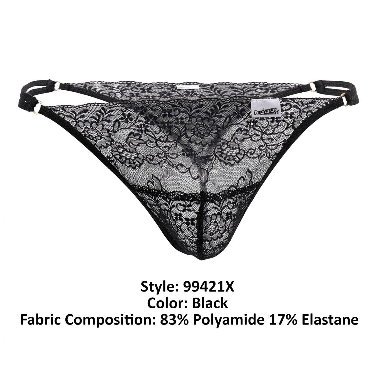 image of product,Lace G-String Thongs