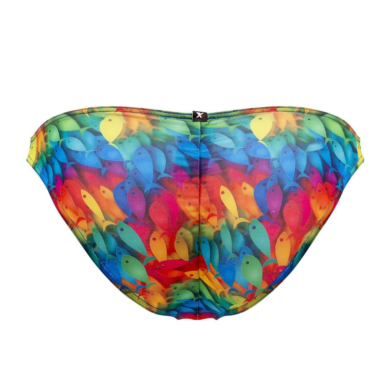 image of product,Printed Microfiber Bikini