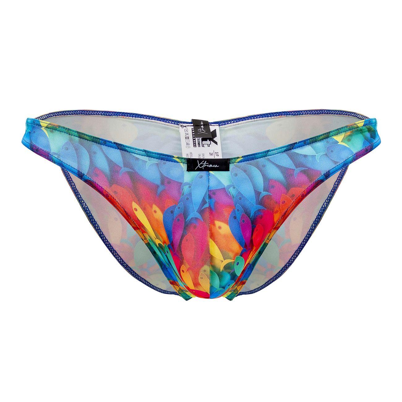 image of product,Printed Microfiber Bikini