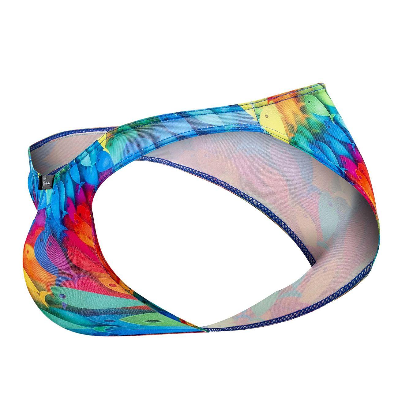 image of product,Printed Microfiber Bikini