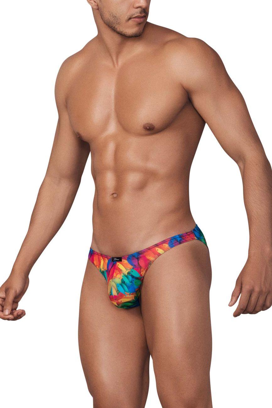 image of product,Printed Microfiber Bikini