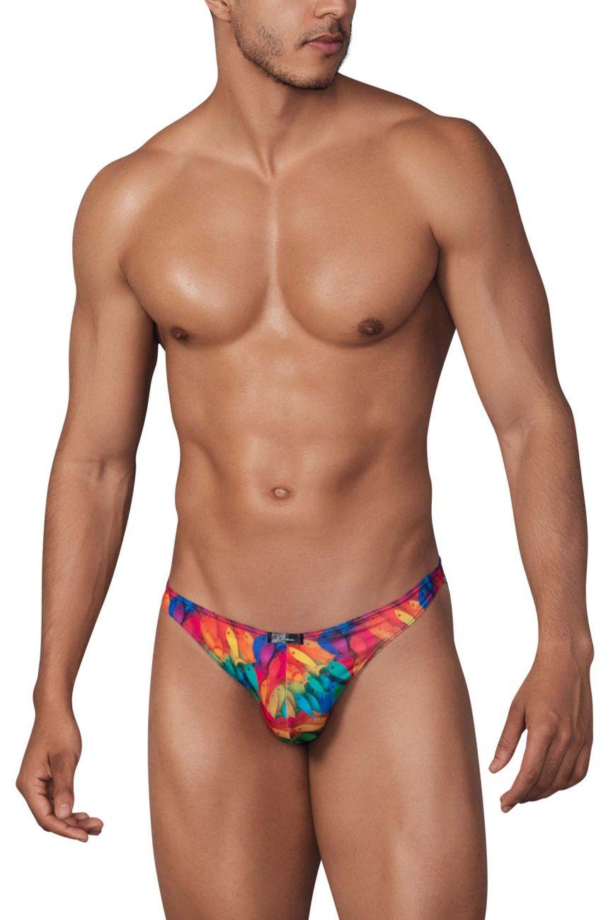 image of product,Printed Microfiber Bikini