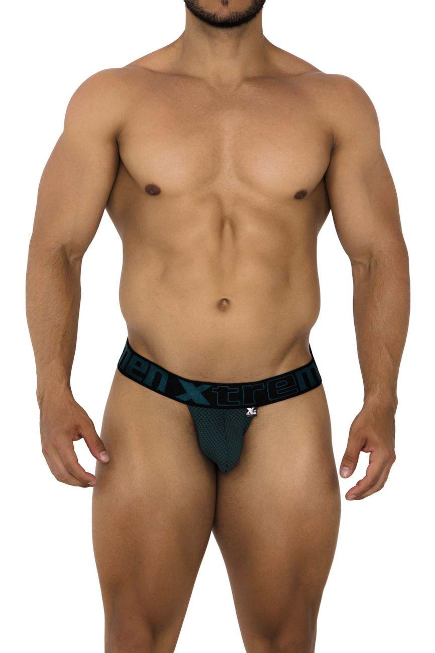 image of product,Xtremen – Mesh Thongs | Supportive Men's Camo Boxer Briefs