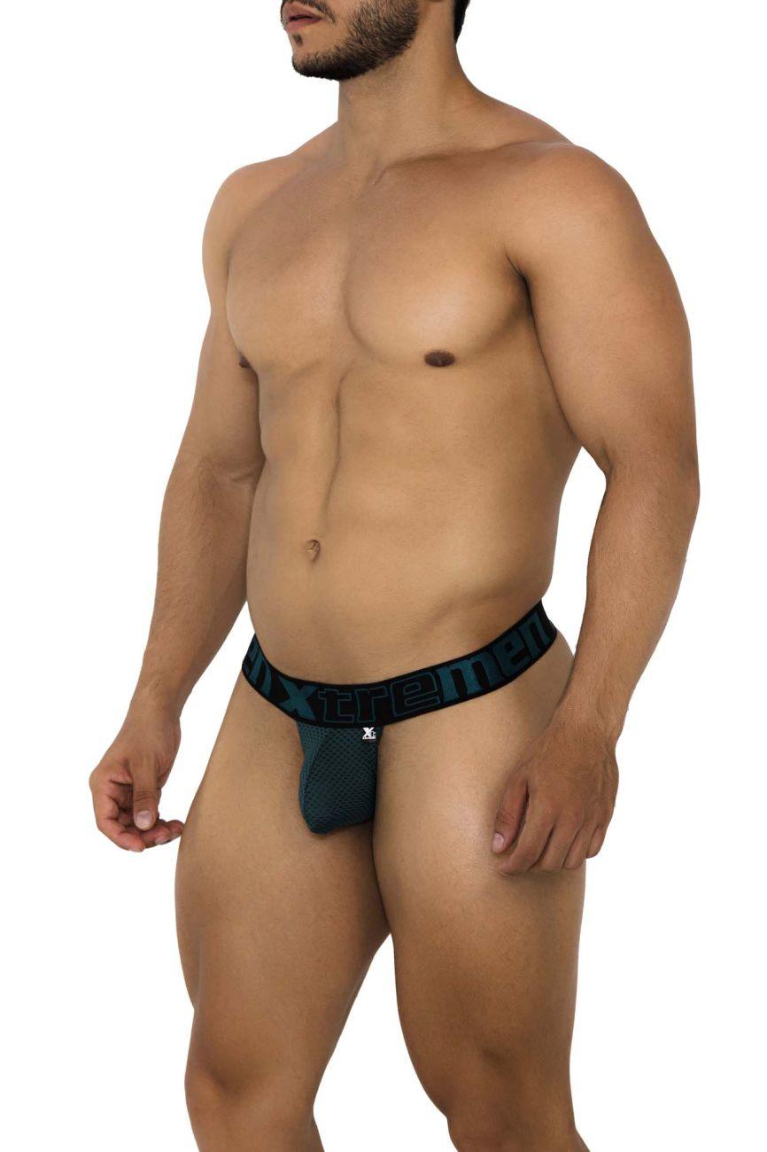 image of product,Xtremen – Mesh Thongs | Supportive Men's Camo Boxer Briefs