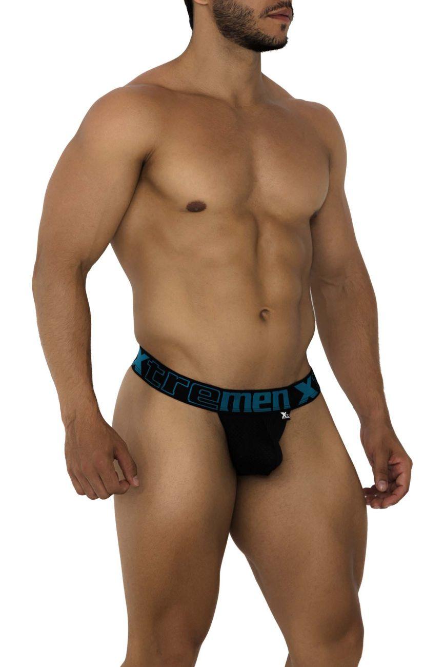 image of product,Xtremen – Mesh Thongs | Supportive Men's Camo Boxer Briefs
