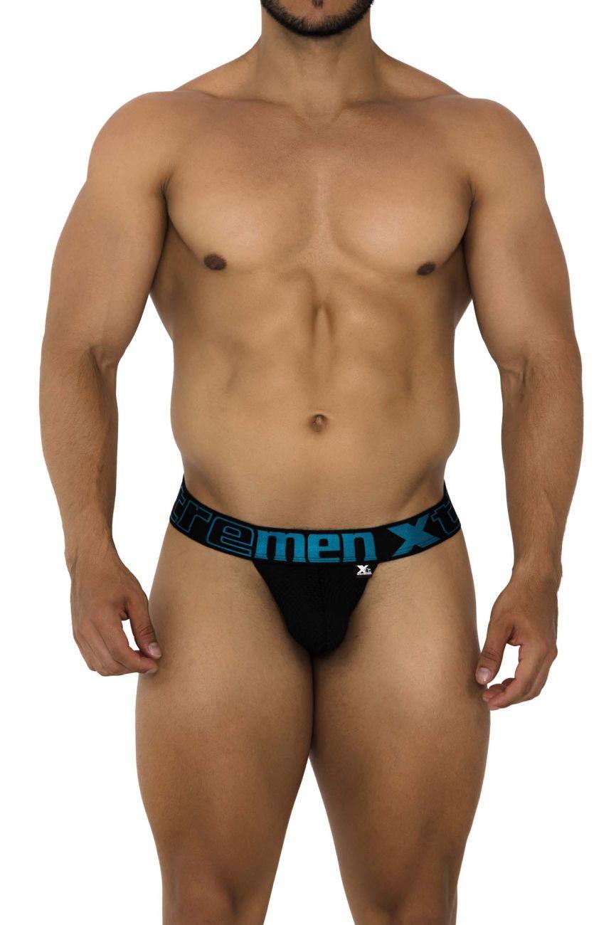 image of product,Xtremen – Mesh Thongs | Supportive Men's Camo Boxer Briefs