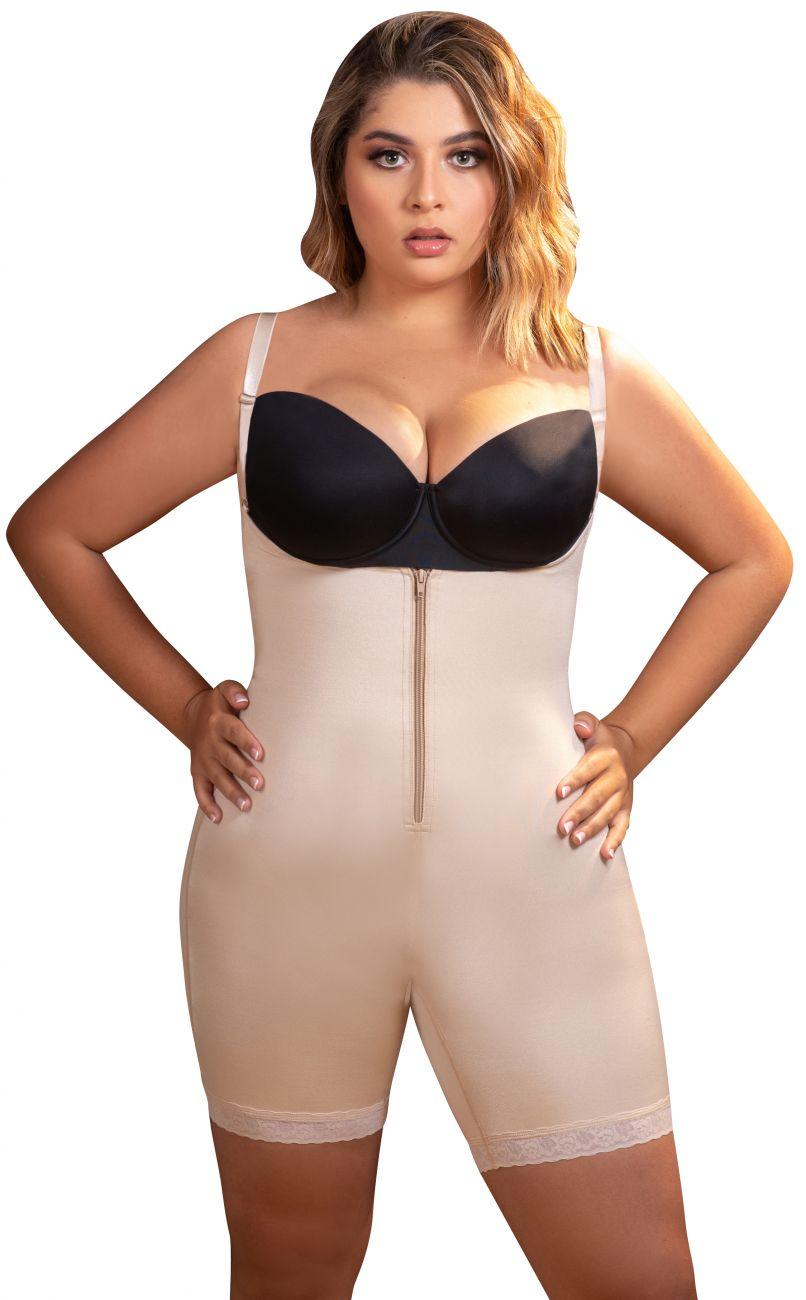 image of product,Jiselle Mid Thigh Full Body w/ Front Zipper