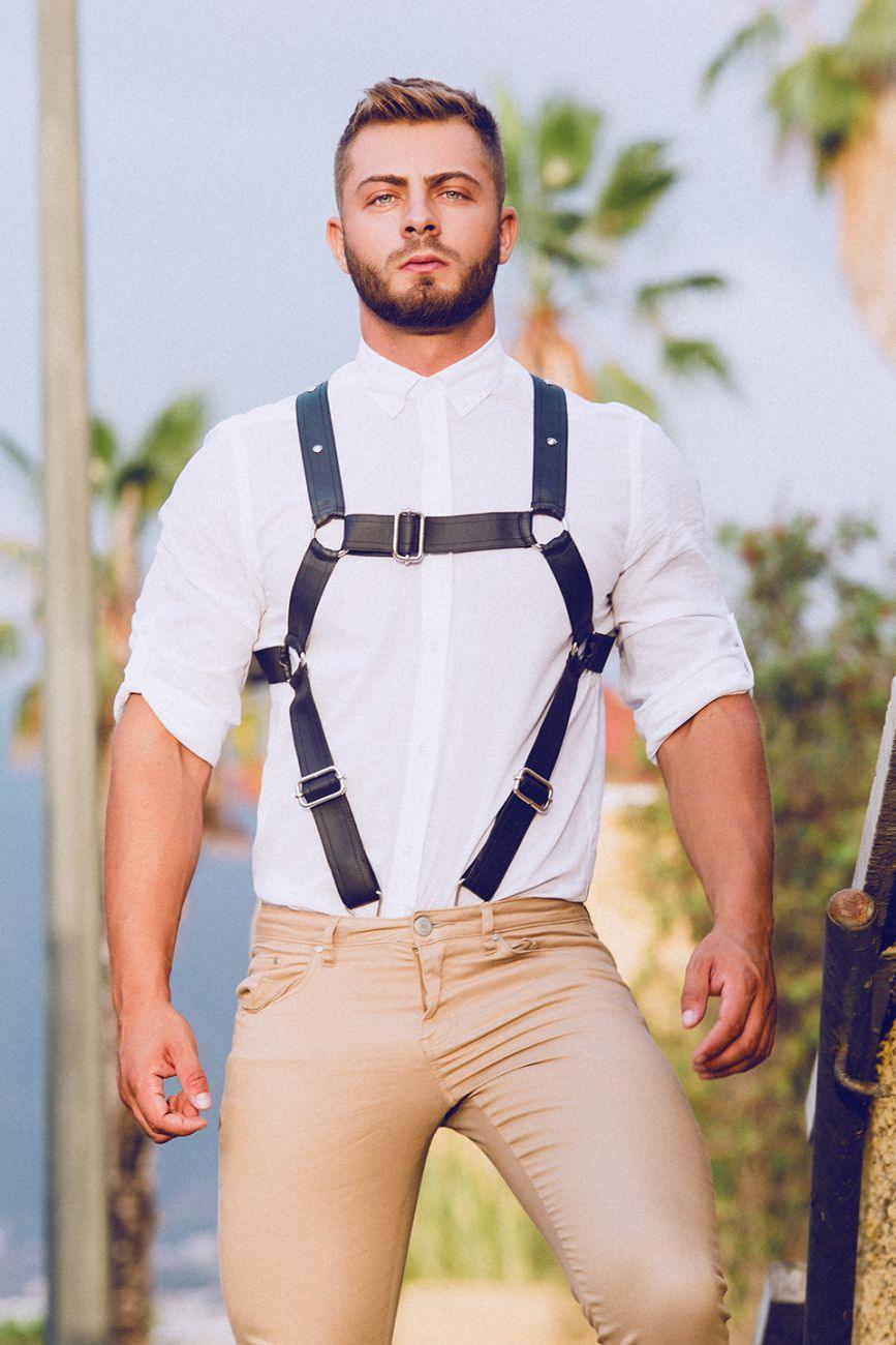 image of product,DNGEON Cross Cockring Harness