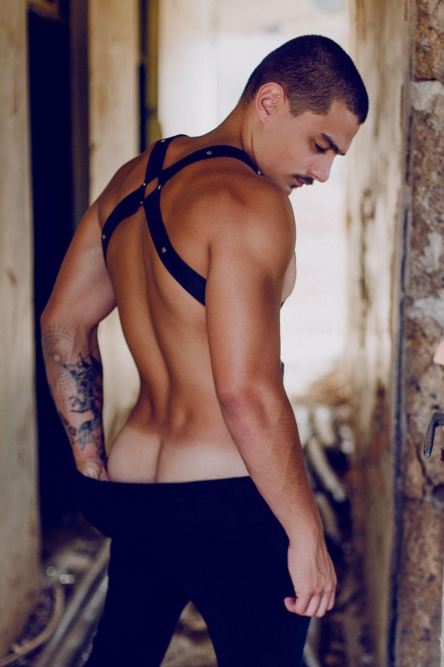 image of product,DNGEON Cross Cockring Harness