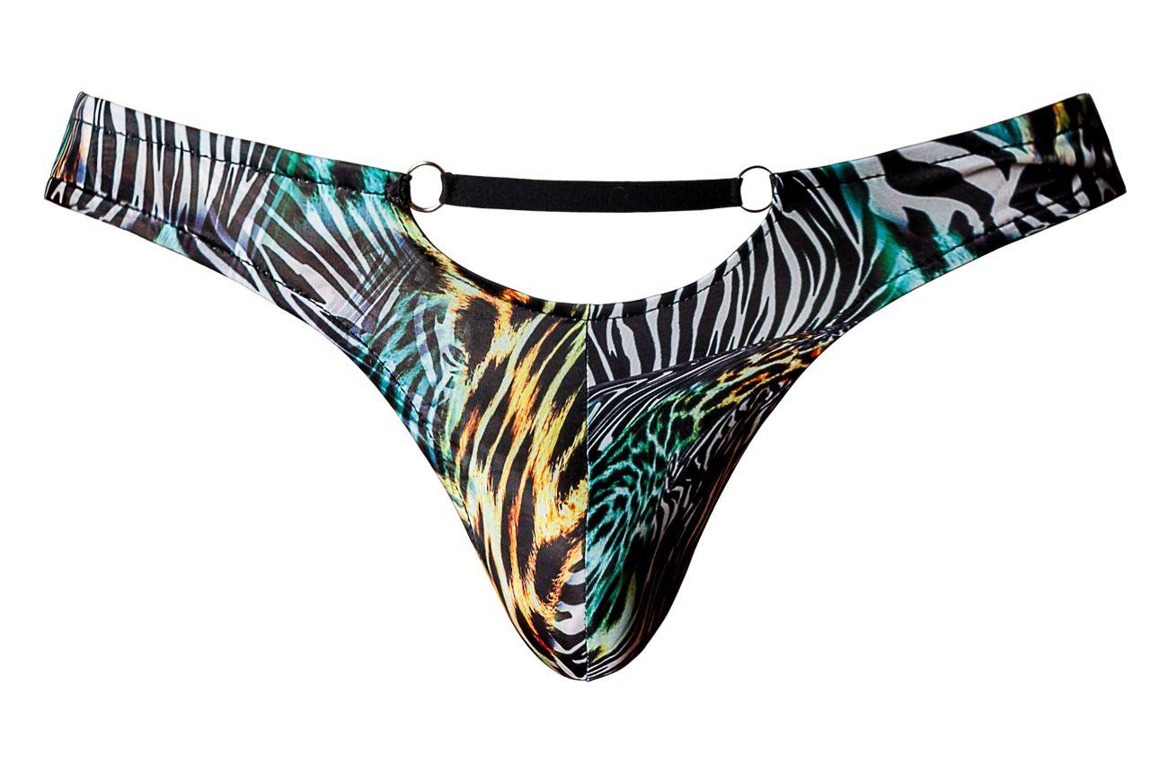 image of product,Go Wild Thong with 2 Rings