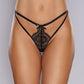 Adore Dreaming Lace Thong Black O/S - SEXYEONE