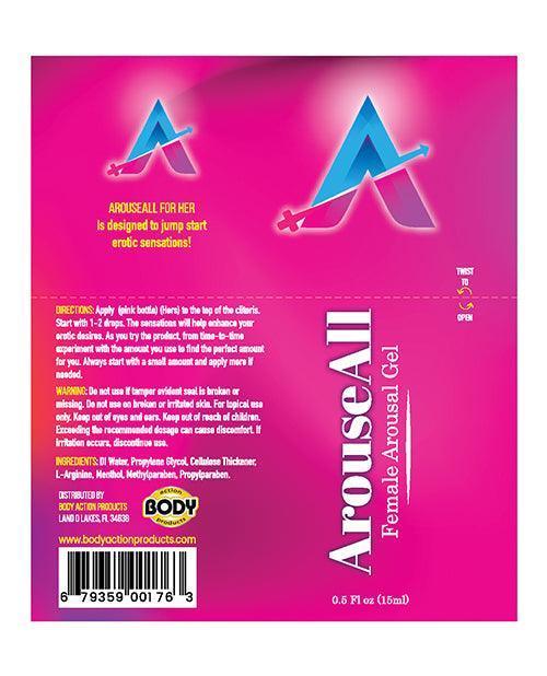 product image,Arouseall Female Stimulating Gel - .5 Oz Bottle - SEXYEONE