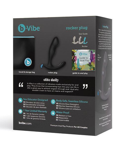 image of product,'b-vibe Rocker Plug - Black - SEXYEONE