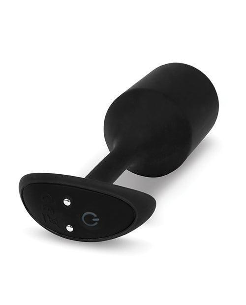 image of product,B-vibe Vibrating Weighted Snug Plug Xl - 247 G Black - SEXYEONE