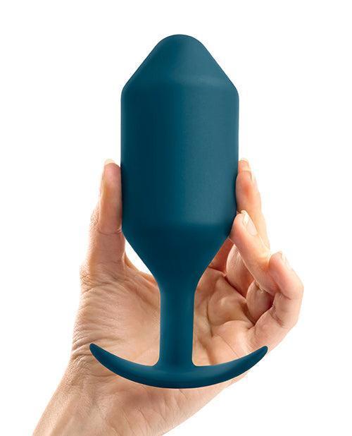 image of product,B-vibe Weighted Snug Plug 6 - G - SEXYEONE