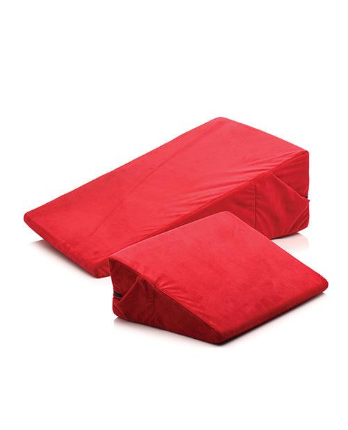 image of product,Bedroom Bliss Love Cushion Set - Red - SEXYEONE