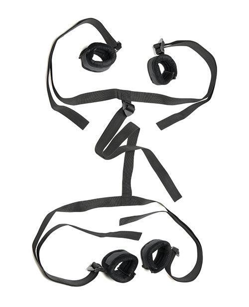 product image,Bedroom Bliss Lover's Bed Restraint System - Black - SEXYEONE