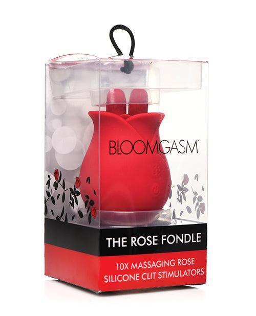 product image, Bloomgasm The Rose Fondle 10X Massaging Clit Stimulator - SEXYEONE