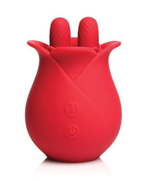 image of product,Bloomgasm The Rose Fondle 10X Massaging Clit Stimulator - SEXYEONE