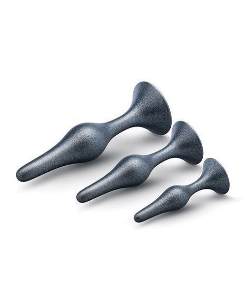 image of product,Blush Anal Adventures Matrix Genesis Plug Kit - Silver - SEXYEONE