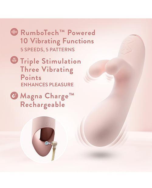 image of product,Blush Elora Rabbit Vibrator - Pink - SEXYEONE