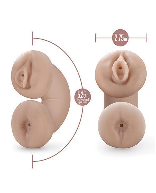 image of product,Blush EnLust Soft & Wet Glow-in-the-Dark Pussy & Ass Stroker - Tasha - SEXYEONE