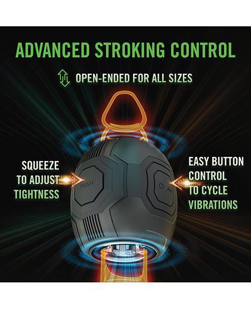 image of product,Blush M for Men Dome X Vibrating Masturbator - Black - SEXYEONE