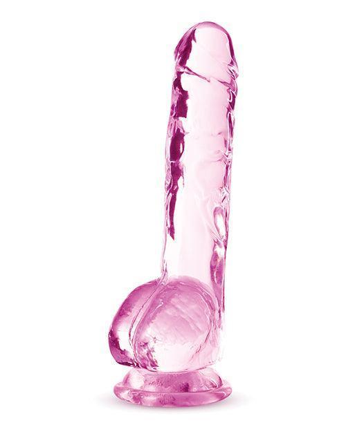 image of product,Blush Naturally Yours 8" Crystalline Dildo - SEXYEONE