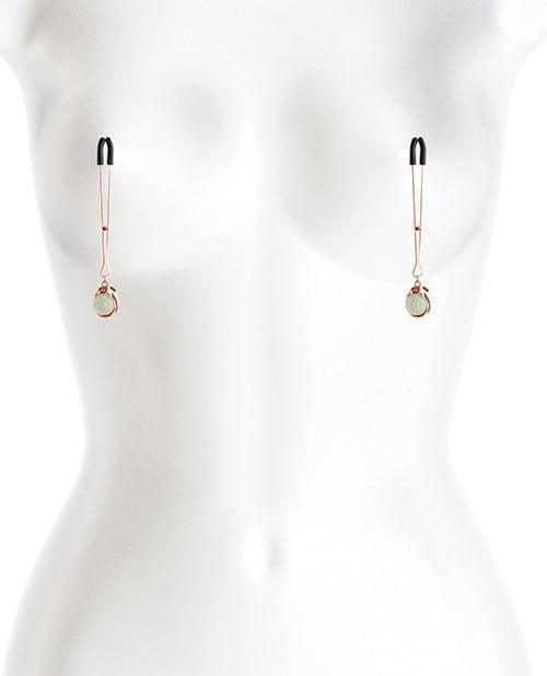 image of product,Bound Nipple Clamps - Rose Gold - SEXYEONE