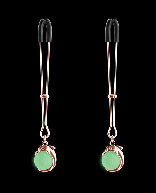 image of product,Bound Nipple Clamps - Rose Gold - SEXYEONE