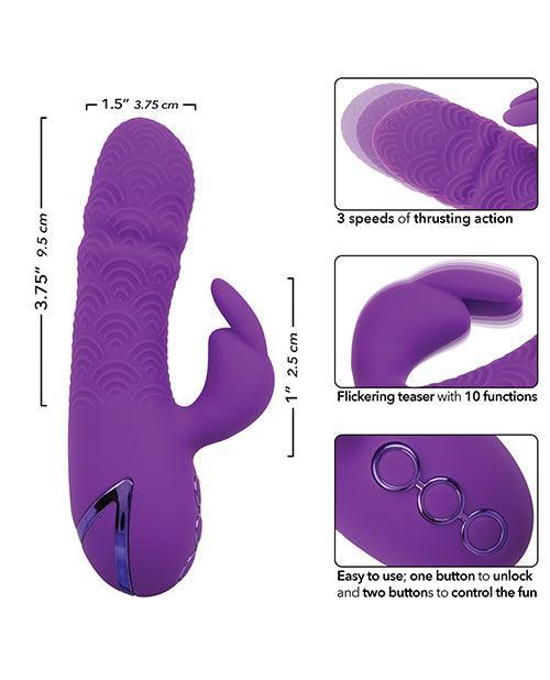 image of product,California Dreaming Manhattan Beach Marvel Dual Stimulation Vibe - Purple - SEXYEONE