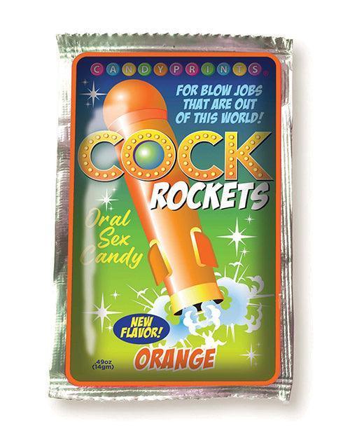 product image, Cock Rockets Oral Sex Candy Pop - Orange - SEXYEONE