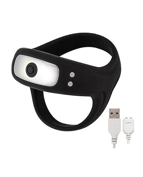 image of product,Cockpower Scrotum and Cock Ring - Black - SEXYEONE