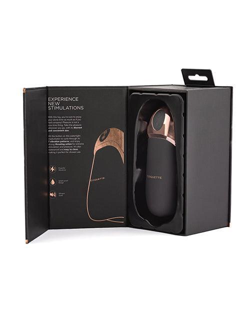 image of product,Coquette The Hedonist Stroker - Black/Rose Gold - SEXYEONE
