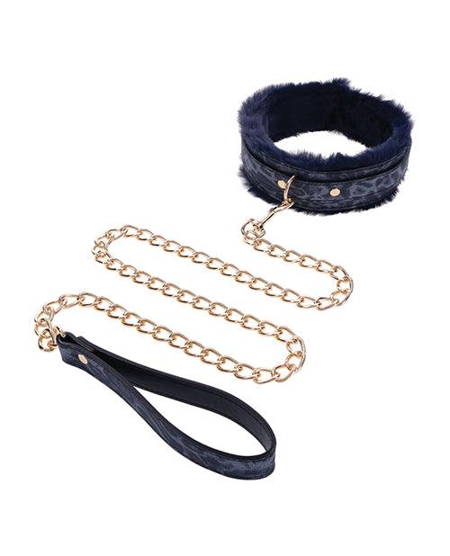 image of product,Cougar Fur Collar & Leash - SEXYEONE