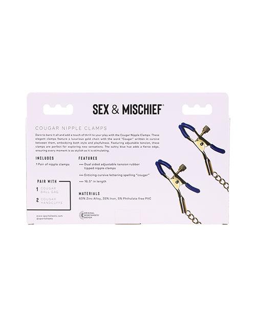 image of product,Cougar Nipple Clamps - SEXYEONE