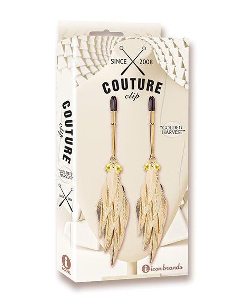 product image, Couture Clips Luxury Nipple Clamps - Golden Harvest - SEXYEONE