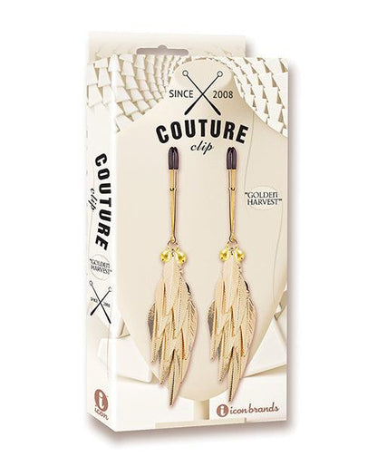 Couture Clips Luxury Nipple Clamps - Golden Harvest - SEXYEONE