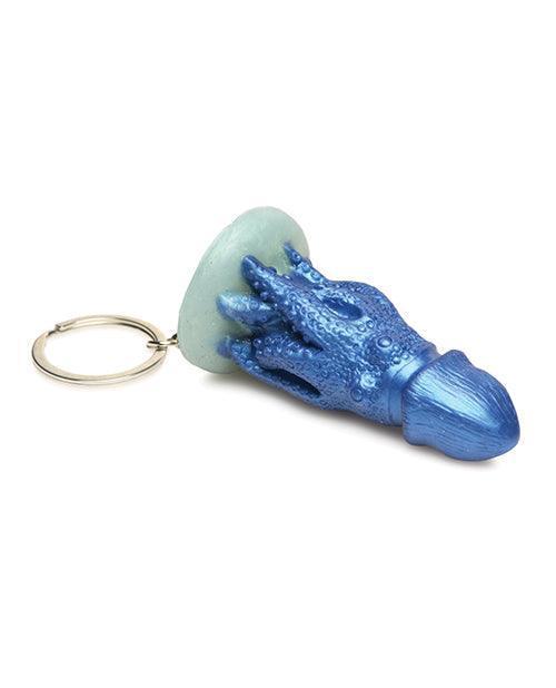 image of product,Creature Cocks Cocktopus Silicone Key Chain - Multi Color - SEXYEONE