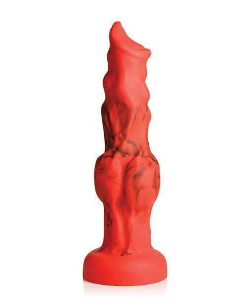 image of product,Creature Cocks Fire Hound Silicone Dildo - SEXYEONE