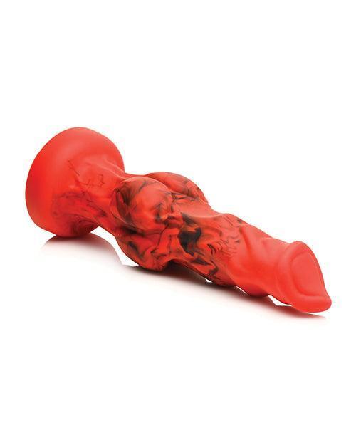 image of product,Creature Cocks Fire Hound Silicone Dildo - SEXYEONE