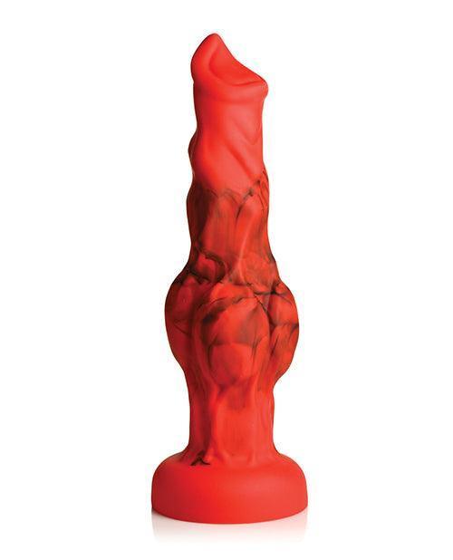 image of product,Creature Cocks Fire Hound Silicone Dildo - SEXYEONE