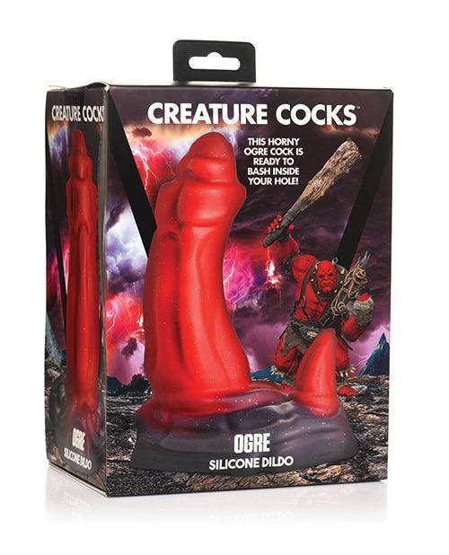 product image, Creature Cocks Ogre Silicone Dildo - Red - SEXYEONE