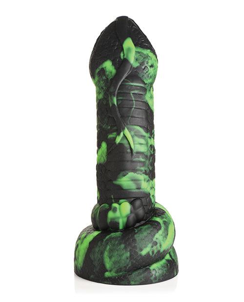 product image,Creature Cocks Python Silicone Dildo - Black/Green - SEXYEONE