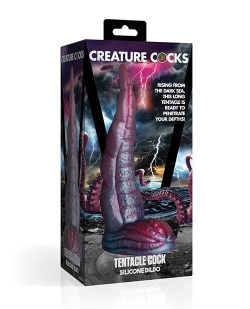 product image, Creature Cocks Tentacle Cock Silicone Dildo - Red/Blue - SEXYEONE
