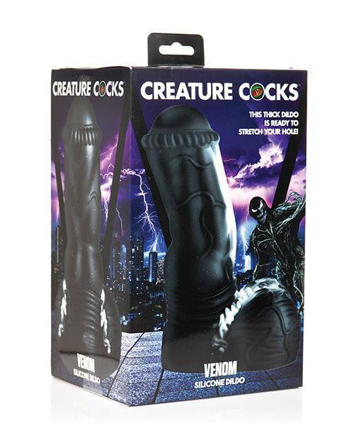 product image, Creature Cocks Venom Silicone Dildo - Black - SEXYEONE