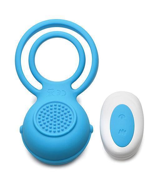 image of product,Curve Toys Gossip Love Loops 10x Silicone Cock Ring W/remote - SEXYEONE