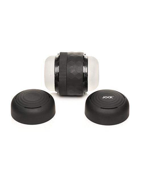 image of product,Curve Toys Jock Squeezable Tunnel Double Masturbator - SEXYEONE