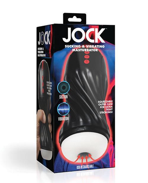 product image, Curve Toys Jock Sucking & Vibrating Masturbator - Black - SEXYEONE
